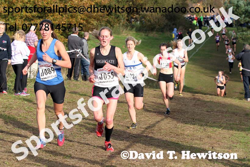 Senior womens National Cross Country Relays. Photo: David T. Hewitson/Sports for All Pics